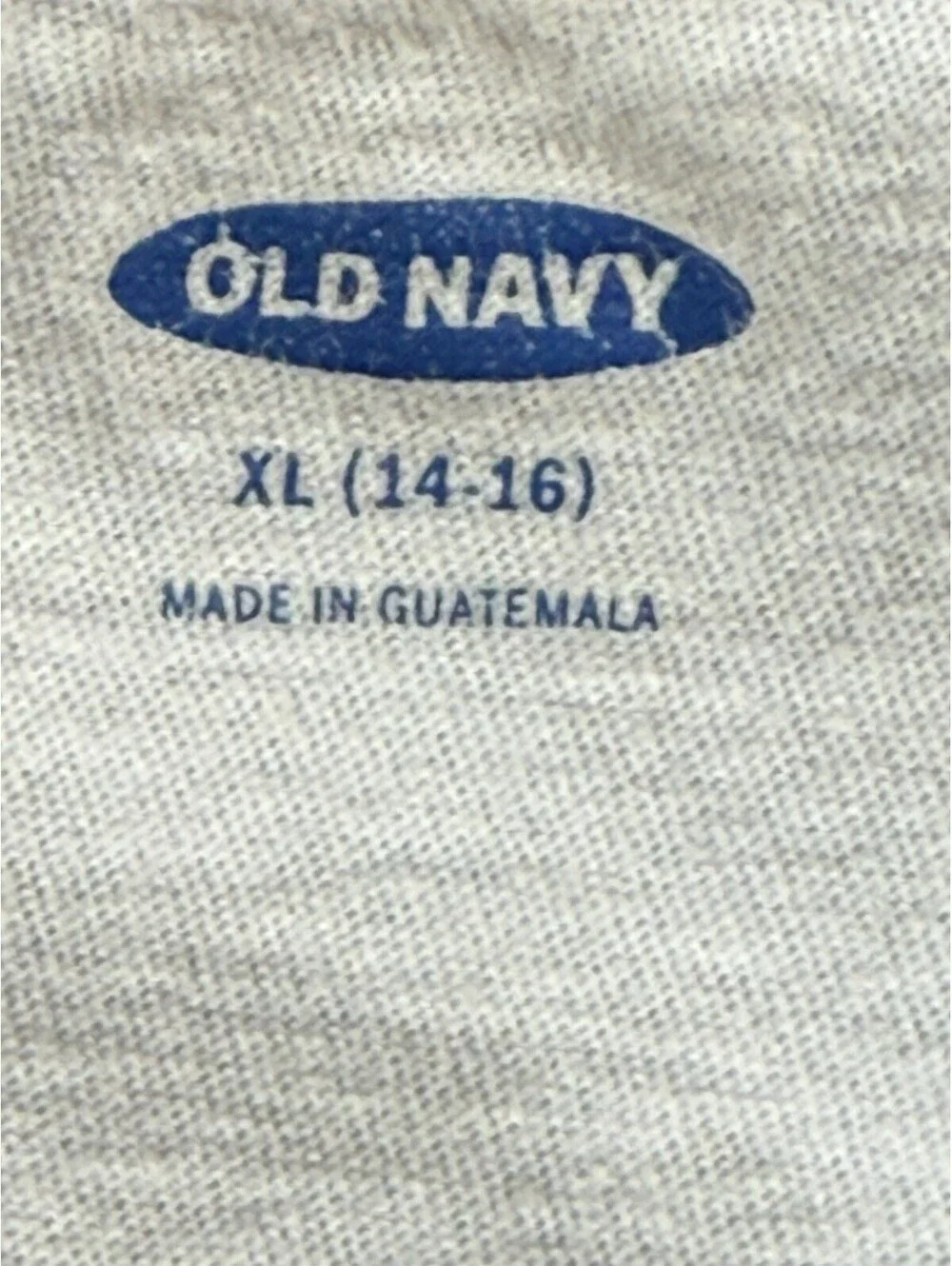 Old Navy Boys XL (14-16) White/Blue Crew Neck Palm Tree Graphic Tank Top